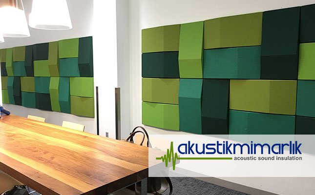 3 boyutlu akustik panel