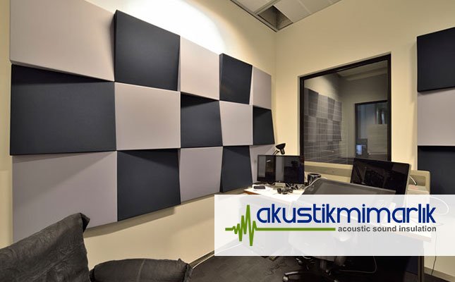 kumaş kaplı akustik panel