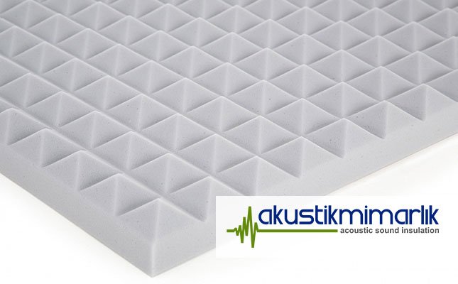 Akustik basotect Piramit Sünger