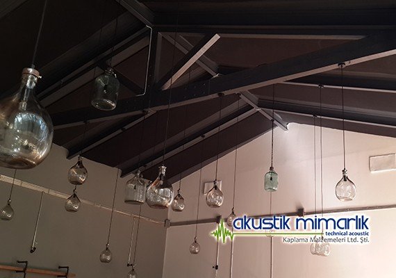Yanmaz Akustik Düz Sünger Cafe Restaurant Ses Yalıtımı