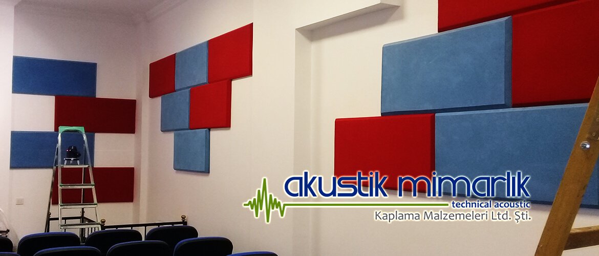 Konferans Salonu Renkli Akustik Sünger Ses Yalıtımı Akustik Mimarlık