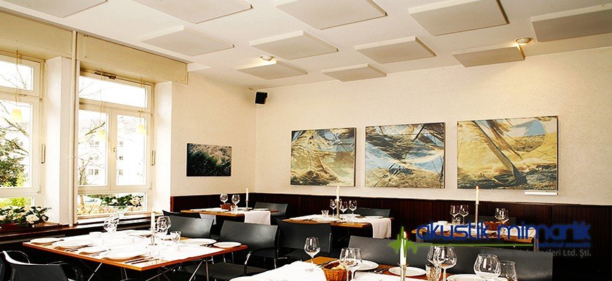 Restaurant Akustik Kaplama Sünger Ses Yalıtımı