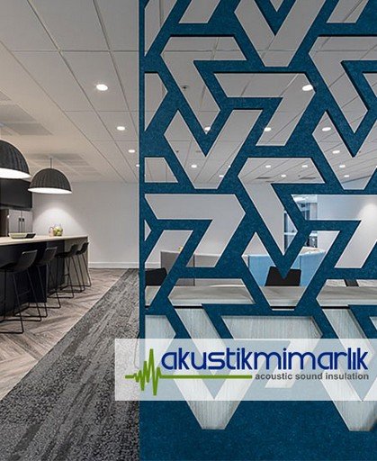 akustik keçe baffle panel
