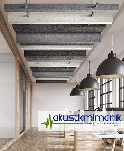 akustik keçe tavan paneli