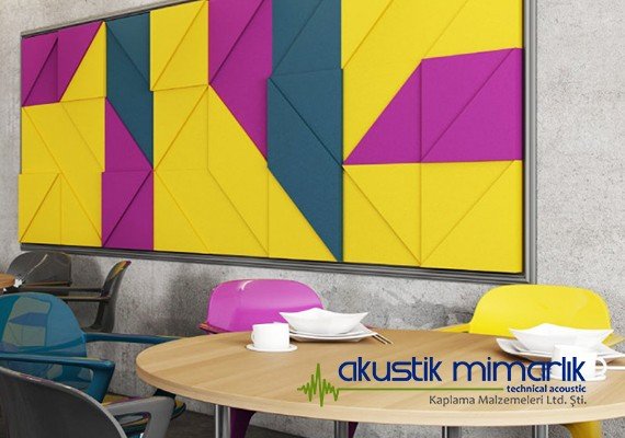 Dekoratif Akustik Panel